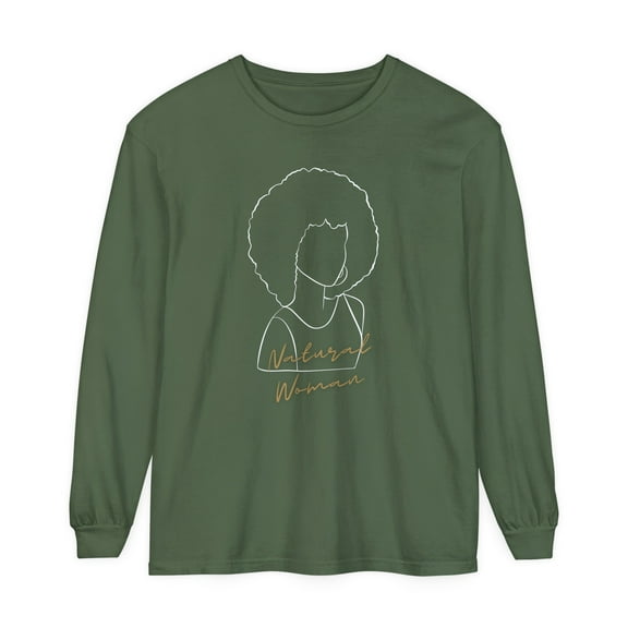 Natural Woman Afro (WL) Long Sleeve T-Shirt