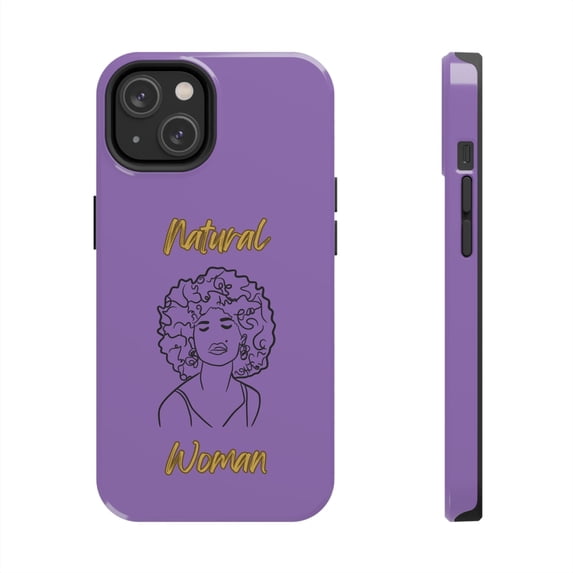 Natural Woman All About Me (BL)Tough Phone Cases LIGHT PURPLE