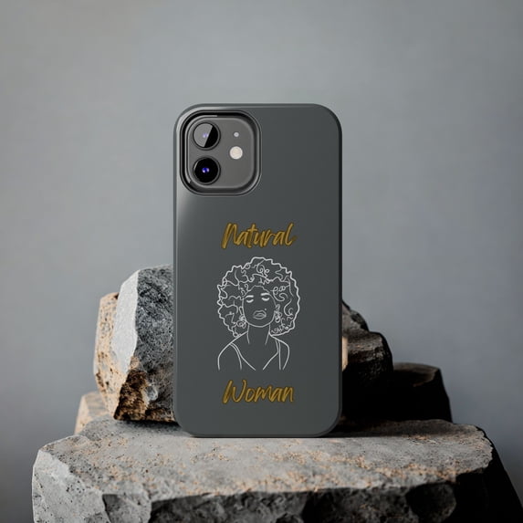Natural Woman All About Me (WL)Tough Phone Cases DARK GREY