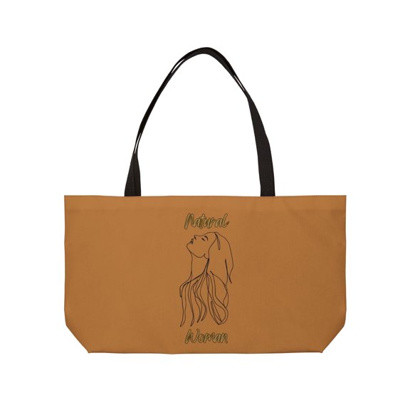 Natural Woman Appreciation (BL) WeekenderTote Bag LIGHT BROWN