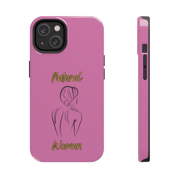 Natural Woman Back (BL)Tough Phone Cases LIGHT PINK