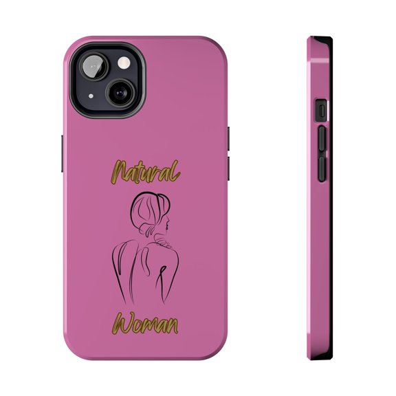 Natural Woman Back (BL)Tough Phone Cases LIGHT PINK