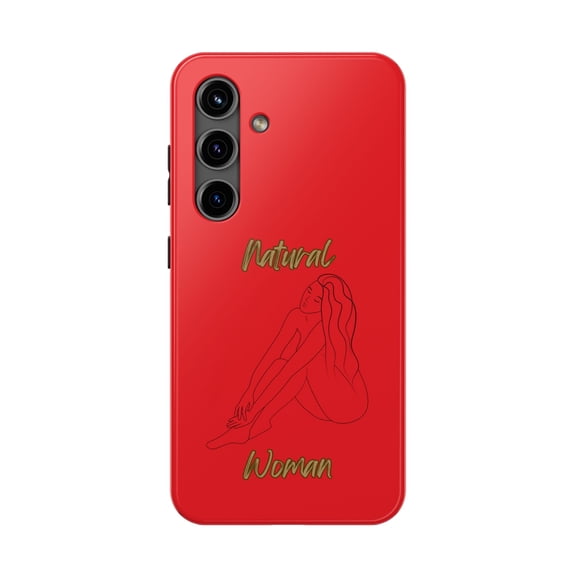 Natural Woman Beauty (BL) Tough Phone Cases RED