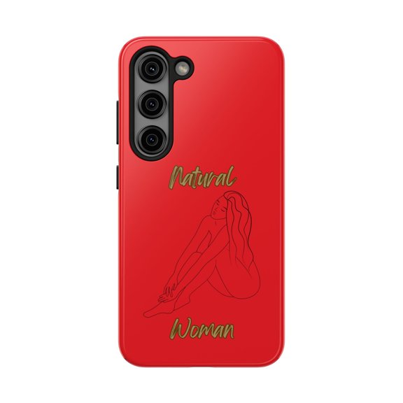 Natural Woman Beauty (BL) Tough Phone Cases RED