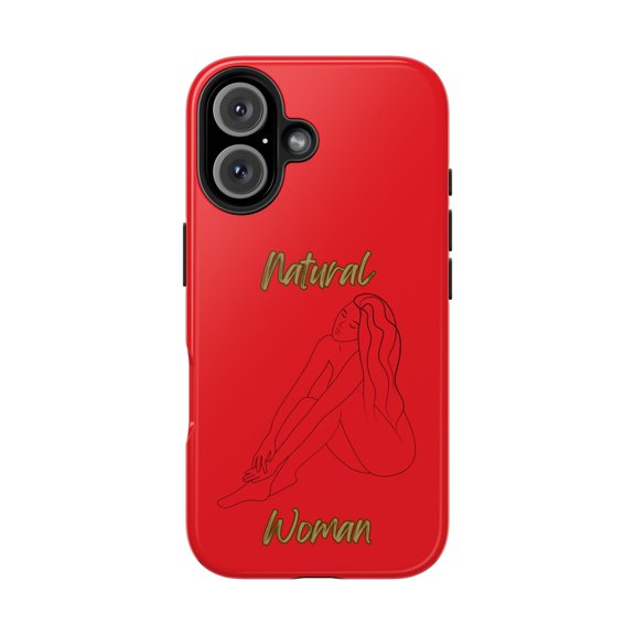 Natural Woman Beauty (BL) Tough Phone Cases RED