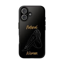 Natural Woman Beauty (WL) Tough Phone Cases BLACK
