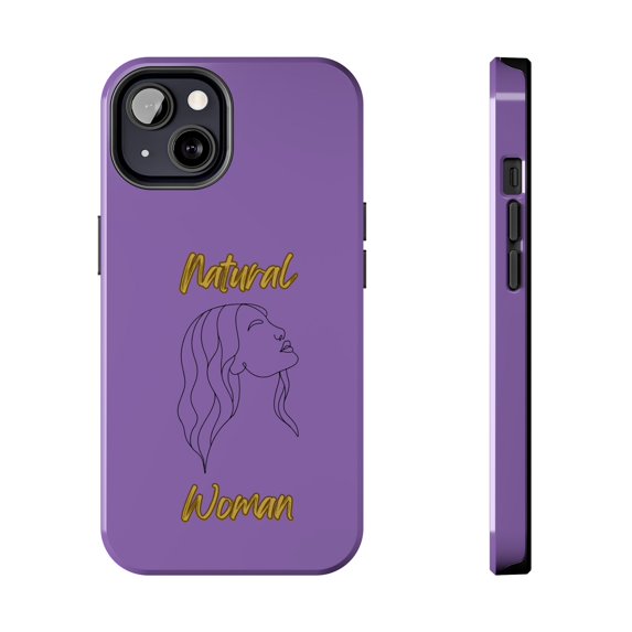 Natural Woman Breeze On Face (BL)Tough Phone Cases LIGHT PURPLE
