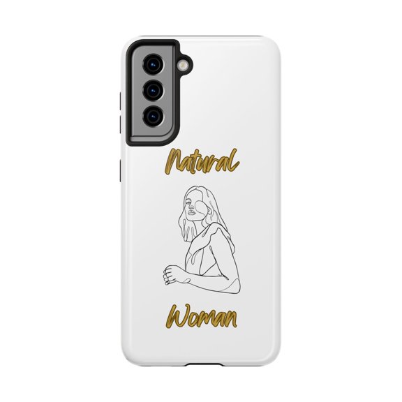 Natural Woman Care Free (BL)Tough Phone Cases WHITE