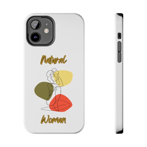 Natural Woman Colorful Pose (BL)Tough Phone Cases WHITE