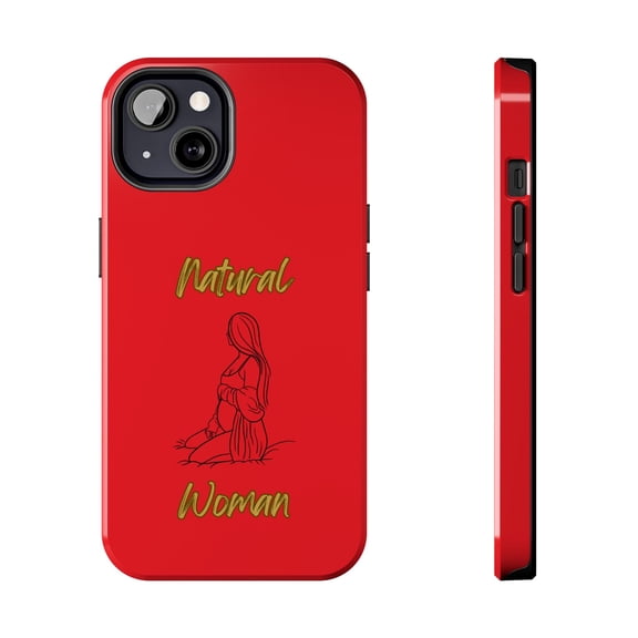 Natural Woman Expecting (BL)Tough Phone Cases RED