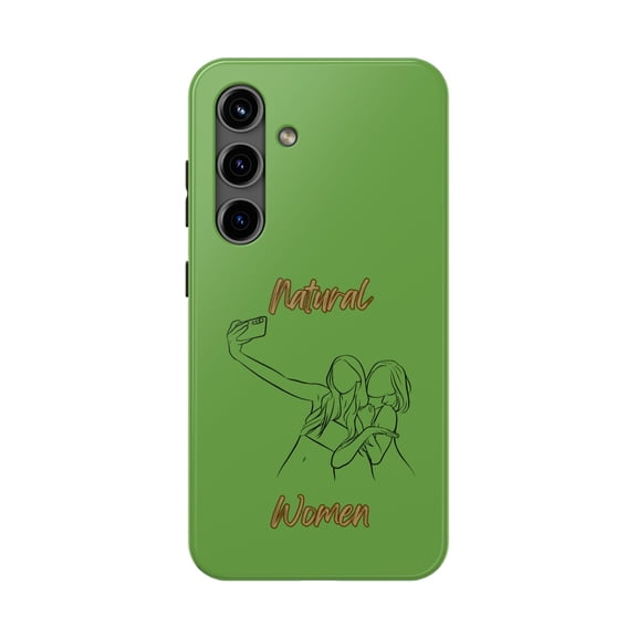 Natural Woman Friends Selfie (BL)Tough Phone Cases GREEN