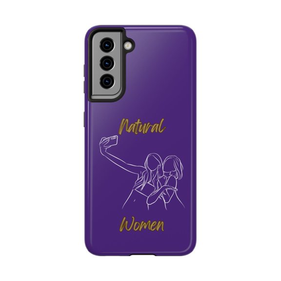 Natural Woman Friends Selfie (WL)Tough Phone Cases PURPLE