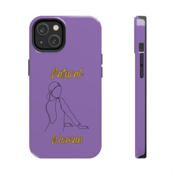 Natural Woman Hands Free (BL)Tough Phone Cases LIGHT PURPLE