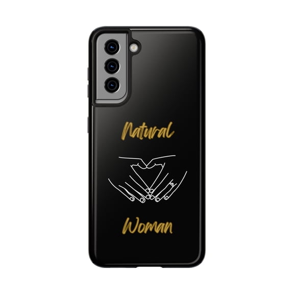 Natural Woman I Love You (WL)Tough Phone Cases BLACK