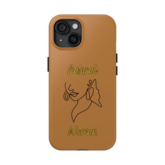 Natural Woman Lips (BL)Tough Phone Cases LIGHT BROWN