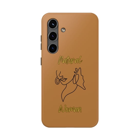 Natural Woman Lips (BL)Tough Phone Cases LIGHT BROWN