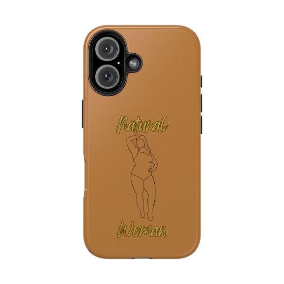 Natural Woman Looking Good (BL)Tough Phone Cases LIGHT BROWN