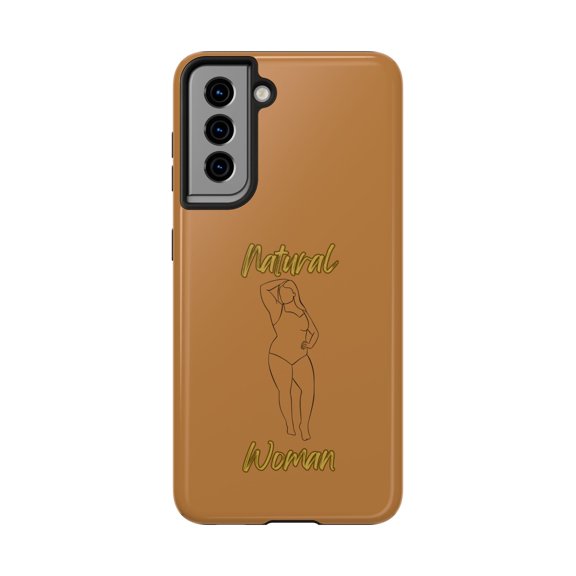 Natural Woman Looking Good (BL)Tough Phone Cases LIGHT BROWN