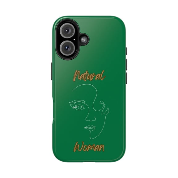 Natural Woman Looking (WL) Tough Phone Cases DARK GREEN