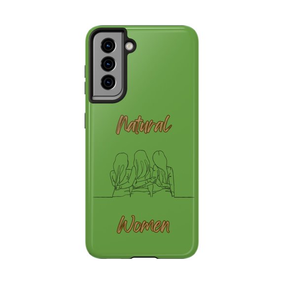 Natural Woman Loving Friends (BL)Tough Phone Cases GREEN