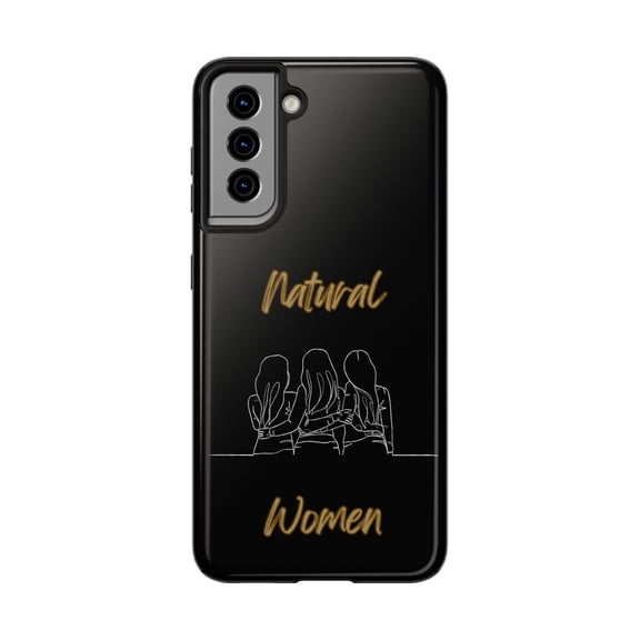 Natural Woman Loving Friends (WL) Tough Phone Cases BLACK