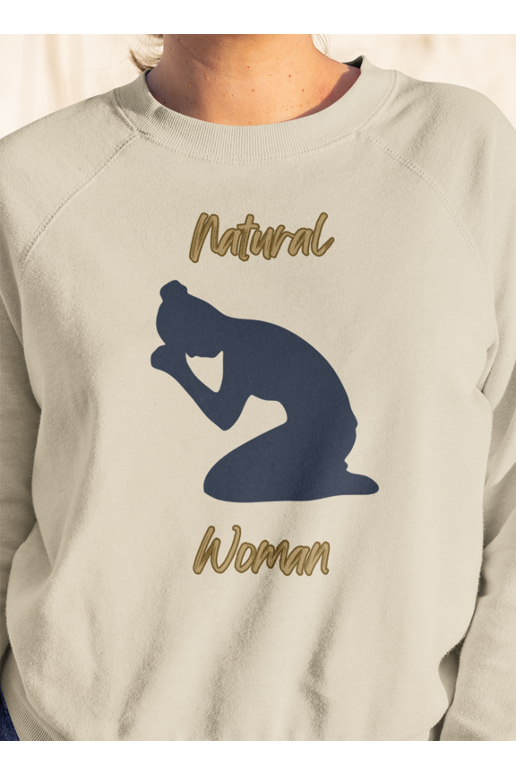 Natural Woman Pray (BL) Crewneck Sweatshirt