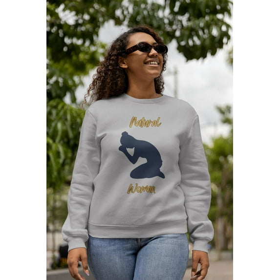 Natural Woman Pray (BL) Crewneck Sweatshirt
