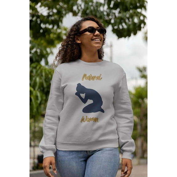 Natural Woman Pray (BL) Crewneck Sweatshirt