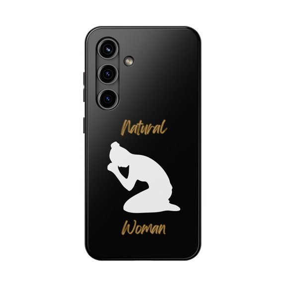 Natural Woman Pray (WL) Tough Phone Cases BLACK
