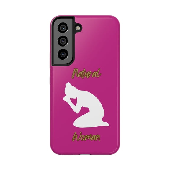 Natural Woman Pray (WL) Tough Phone Cases PINK