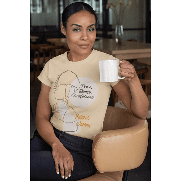 Natural Woman Puff (BL) Short Sleeve T-Shirt EXPRESS DELIVERY