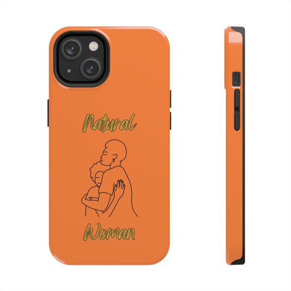 Natural Woman Safe With Momma (BL) Tough Phone Cases CRUSTA