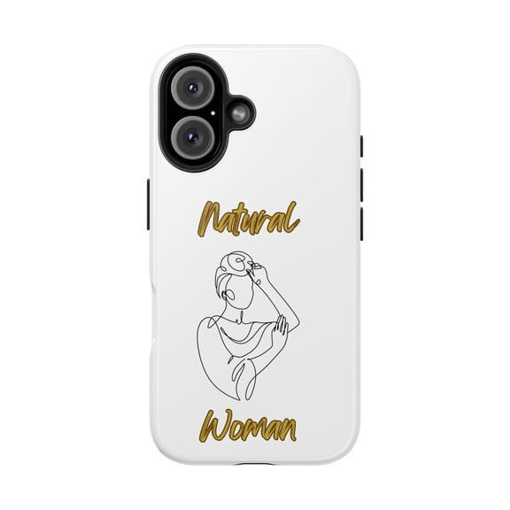 Natural Woman Style (BL)Tough Phone Cases WHITE