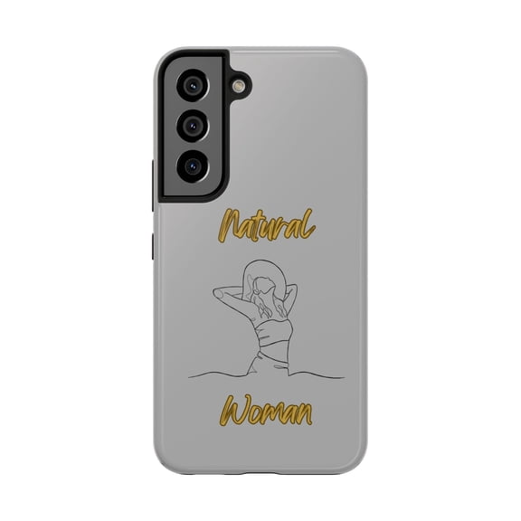Natural Woman Sun Fun (BL)Tough Phone Cases LIGHT GREY