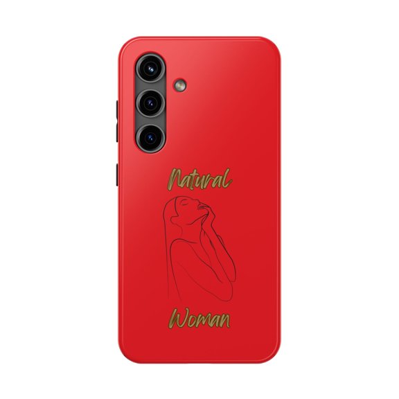 Natural Woman Thank You (BL) Tough Phone Cases RED