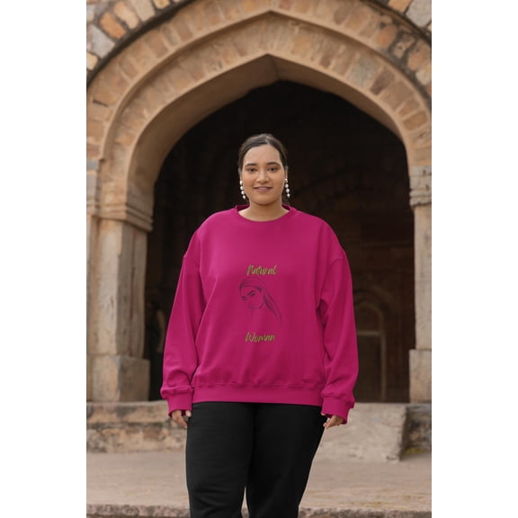Natural Woman The Stare (BL) Crewneck Sweatshirt