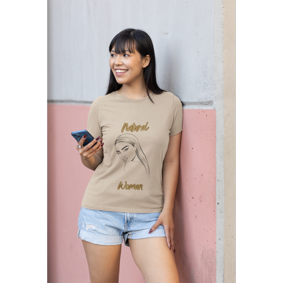 Natural Woman The Stare (BL) Short Sleeve T-Shirt EXPRESS DELIVERY