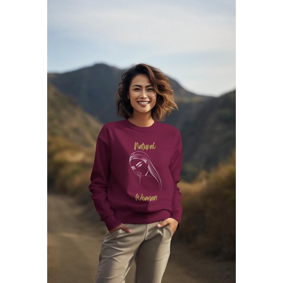 Natural Woman The Stare (WL) Crewneck Sweatshirt