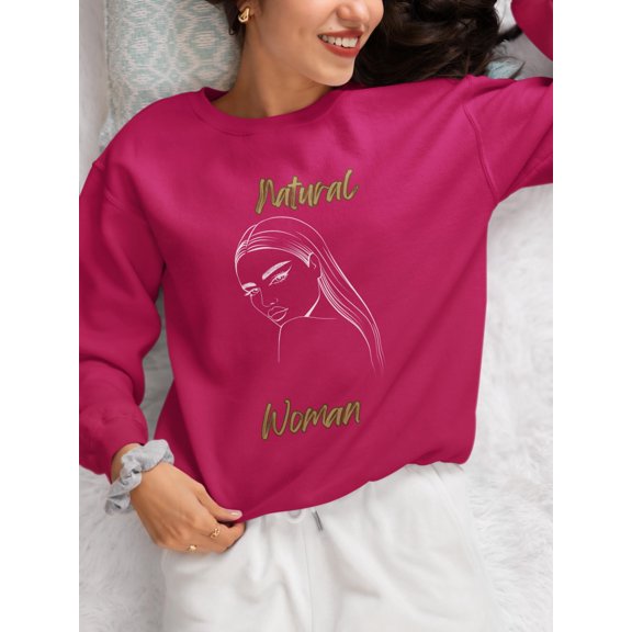 Natural Woman The Stare (WL) Crewneck Sweatshirt