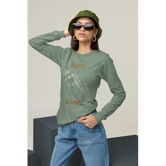 Natural Woman The Stare (WL) Long Sleeve T-Shirt