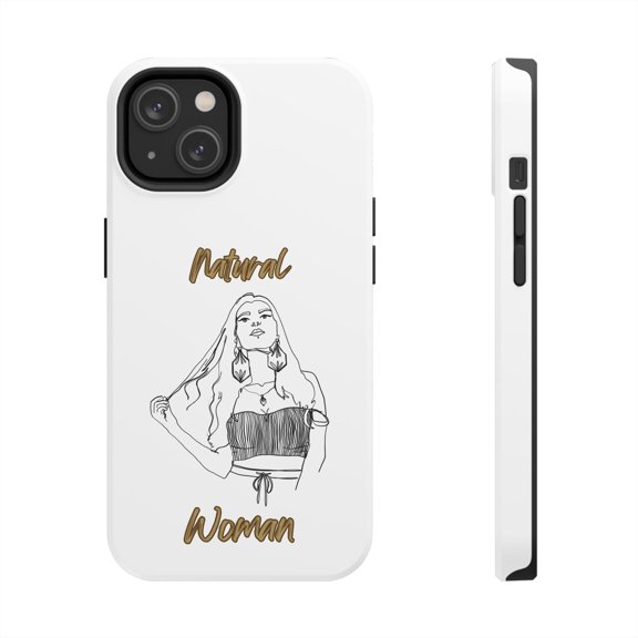 Natural Woman Thinking (BL)Tough Phone Cases WHITE