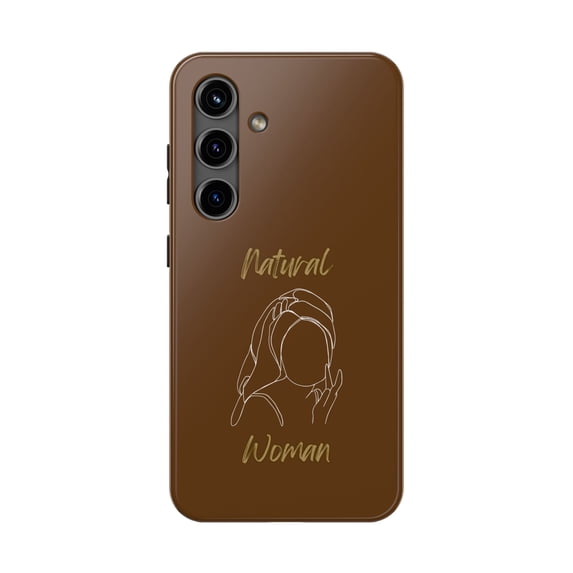 Natural Woman Towel Wrapped (WL)Tough Phone Cases BROWN