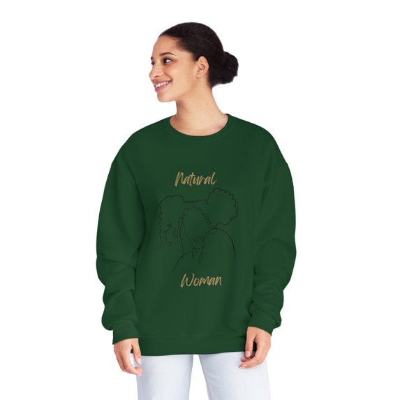 Natural Woman Twin Puffs (BL) Crewneck Sweatshirt