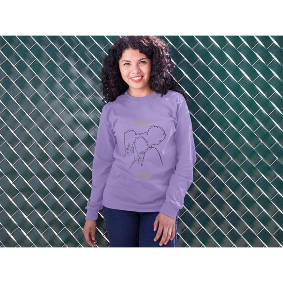 Natural Woman Twin Puffs (BL) Long Sleeve T-Shirt