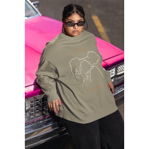 Natural Woman Twin Puffs (WL) Crewneck Sweatshirt