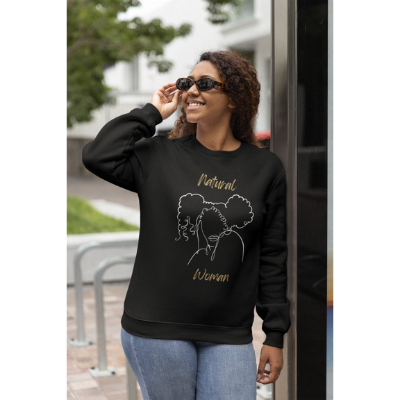 Natural Woman Twin Puffs (WL) Crewneck Sweatshirt