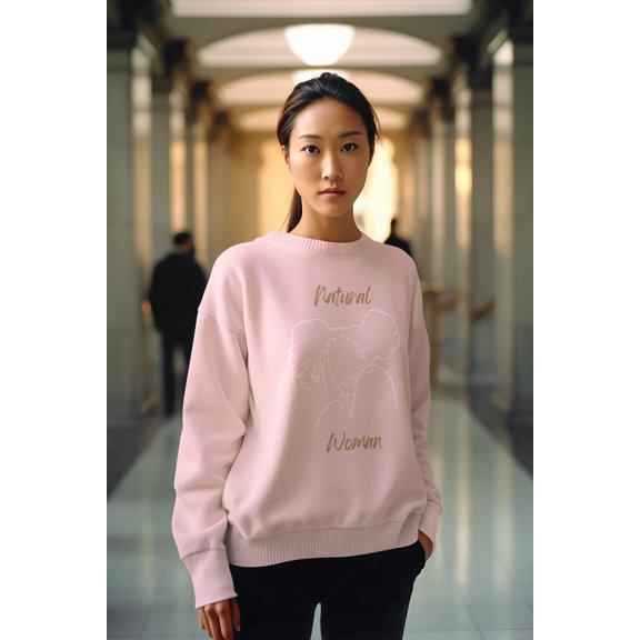 Natural Woman Twin Puffs (WL) Crewneck Sweatshirt