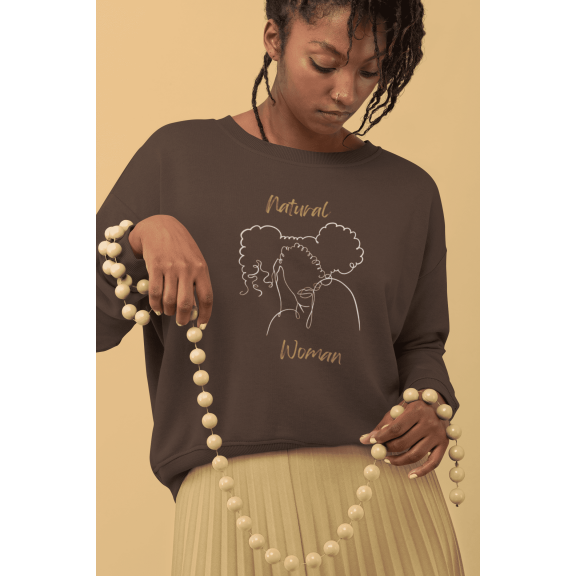 Natural Woman Twin Puffs (WL) Crewneck Sweatshirt
