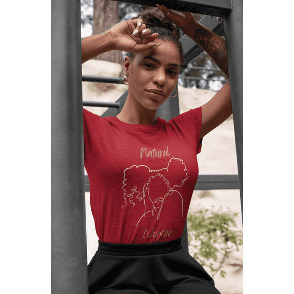 Natural Woman Twin Puffs (WL) Short Sleeve T-Shirt EXPRESS DELIVERY
