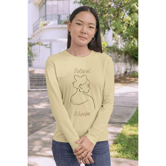 Natural Woman Twists (BL) Long Sleeve T-Shirt